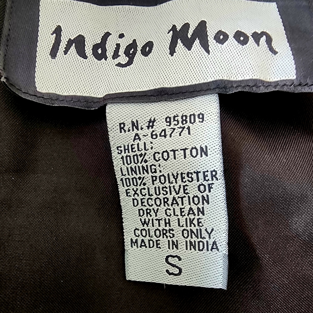 INDIGO MOON | Leopard Trim Jacket | Small - Picture 4 of 4